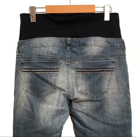 Thyme maternity medium capri jeans - Picture 4 of 6